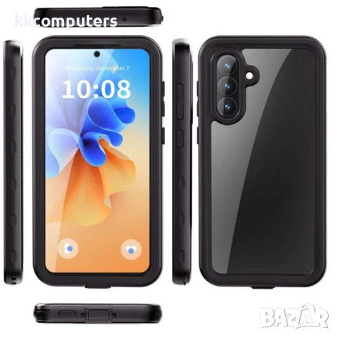 Samsung Galaxy A56 5G REDPEPPER Водоустойчив / Удароустойчив Калъф + Скрийн Протектор – Черен, IP68, снимка 2 - Калъфи, кейсове - 50797757