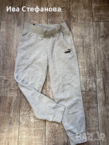 Сиво ватирано 100 % оригинално ново дамско спортно долнище Puma Пума 