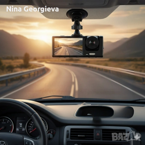 Видеорегистратор Black BOX Super HD 1296P + задна камера, снимка 2 - Аксесоари и консумативи - 53853357