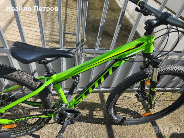 Хидравлика-алуминиев велосипед 27.5 цола SCOTT-шест месеца гаранция, снимка 7 - Велосипеди - 54118351