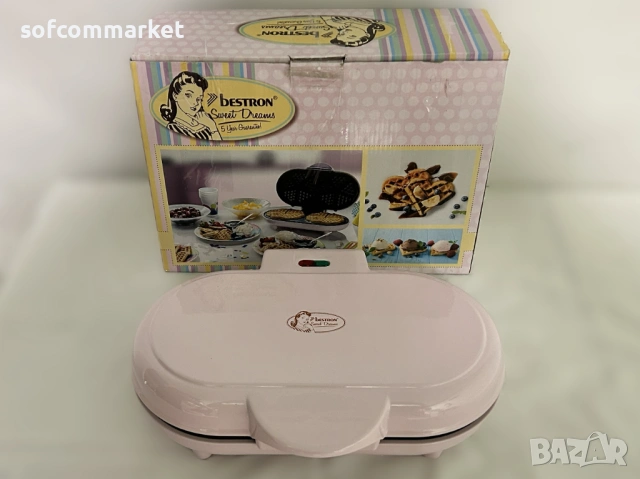 Гофретник Bestron за класически гофрети във формата на сърце