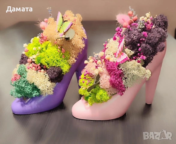 Кашпи/декорации със скандинавски мъх 