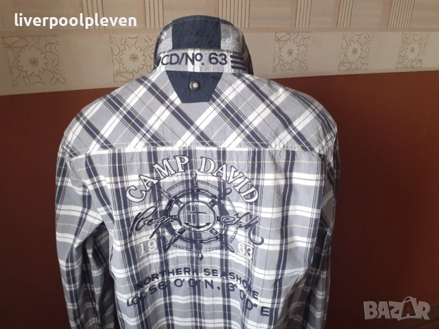 👉Camp David Original L ефектна, снимка 2 - Ризи - 53491036