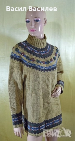 Дамски вълнен пуловер, снимка 4 - Блузи с дълъг ръкав и пуловери - 51932572