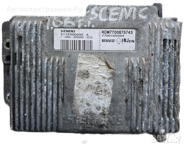 Компютър RENAULT SCENIC 1.6, S115300205 A, S115300205A, HOM7700875743, 7700105984