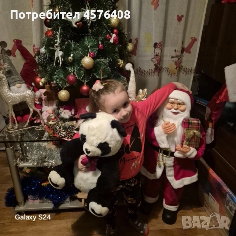 Дядо Коледа 90 см внос от Англия , снимка 3 - Декорация за дома - 52441235