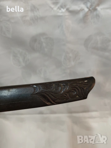 Автентичен индонезийски нож-сабя тип Голок, снимка 11 - Антикварни и старинни предмети - 54112363