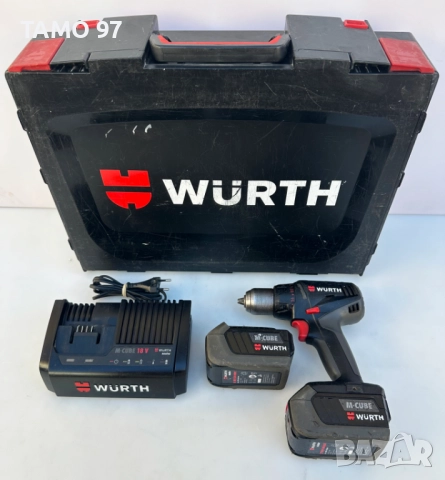 Wurth ABS 18 Compact - Безчетков акумулаторен винтоверт 2х18V 4.0Ah