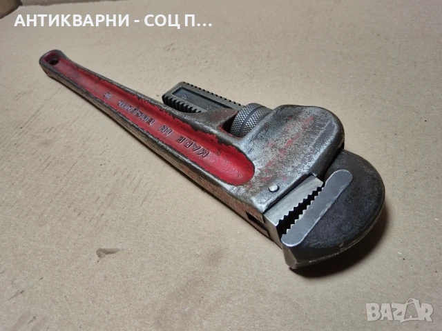 Стар Соц Английски Тръбен Ключ. , снимка 2 - Антикварни и старинни предмети - 50823435