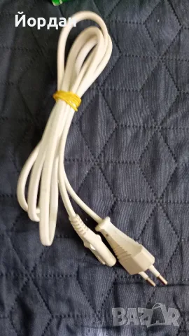 Захранващ кабел за касетофон бял 

, снимка 1