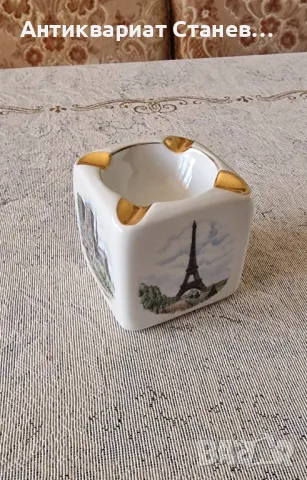 Чудесен пепелник от Limoges France 🇫🇷 

, снимка 3 - Антикварни и старинни предмети - 50146209