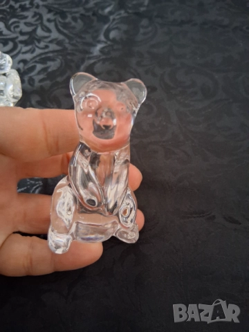 Фигурки Мече И Люлеещо конче Оловен кристал , снимка 12 - Колекции - 52033032