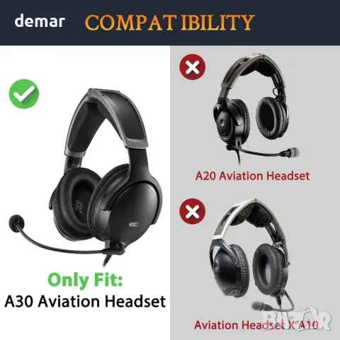 SOULWIT Комплект за смяна на Bose A30 Aviation Headset, снимка 2 - Други - 49870067