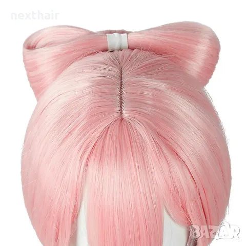 Аниме перука Genshin Impact Sangonomiya Kokomi Cosplay, снимка 3 - Аксесоари за коса - 50309989