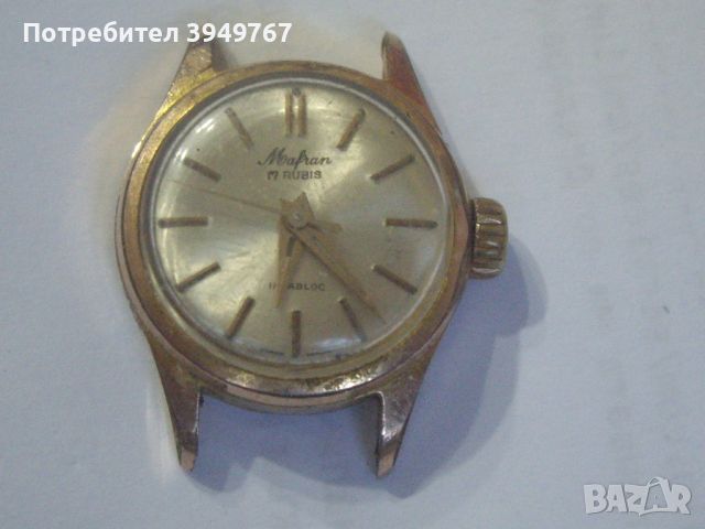 Стар позлатен дамски часовник, снимка 1 - Дамски - 45728002