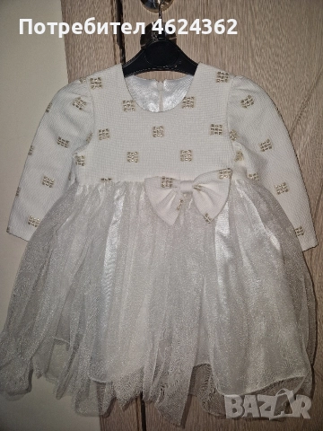Бебешка рокля с дълъг ръкав , снимка 2 - Бебешки рокли - 52635871
