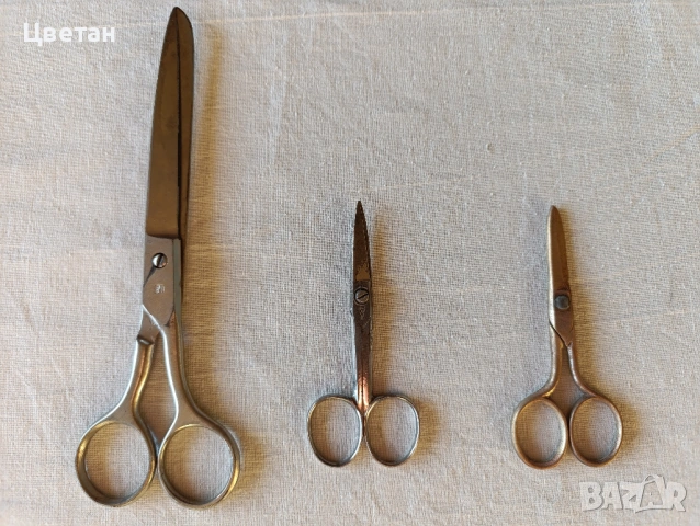 ретро домакински ножици и напръстници, снимка 12 - Подаръци за жени - 48794845