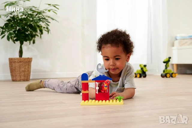 Конструктор- строителни блокчета: Клубна къща Дино Ранч с Дино Флаш/ Dino Ranch, снимка 4 - Конструктори - 51216409