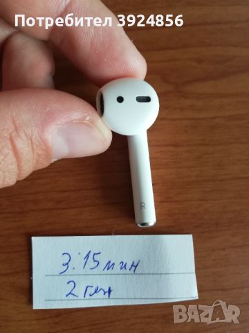 Apple Airpods 2gn слушалки лява и дясна, снимка 4 - Слушалки, hands-free - 45777544