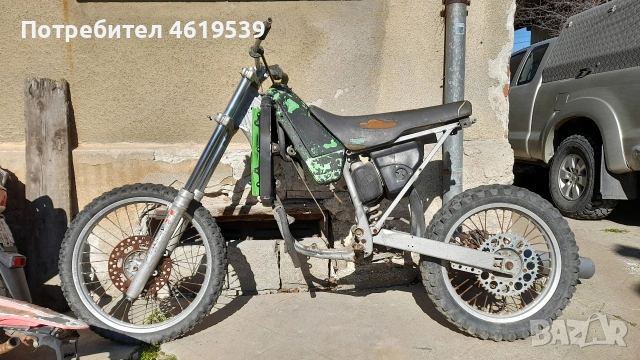 Kawasaki Kx Кавазаки Кх оборудвана рама кросов мотор без двигател , снимка 2 - Мотоциклети и мототехника - 53670750