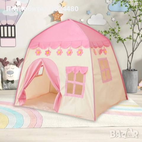 Голяма Палатка Замък с Цветя 4752, снимка 5 - Други - 52542394