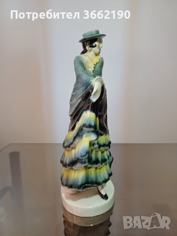 Порцеланова статуетка на танцьорка, снимка 2 - Статуетки - 52909536