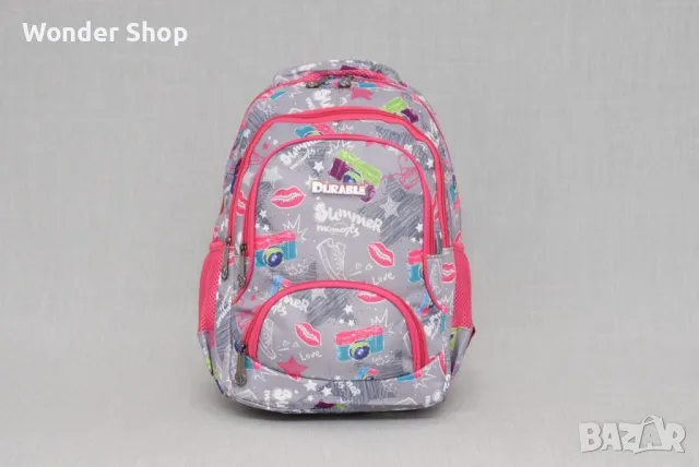 🎒 Цветна раница DURABLE за училище! 🎒 , снимка 6 - Раници - 46893172