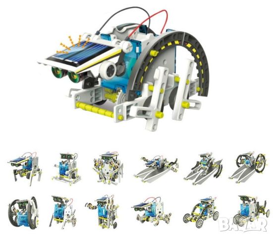Конструктор - соларен робот 13 в 1 / Развива иновативното мислене на детето; Насърчава развитието; Р, снимка 3 - Конструктори - 46491341