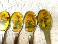 Красиви детски лъжички от Англия с маркировки, снимка 2