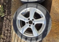 Зимни гуми с алуминиеви джанти 17ки за мерцедес, снимка 10