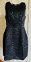 TFNC London Нова с етикет елегантна къса черна рокля , снимка 1 - Рокли - 44978987