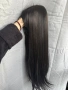 НОВА Черно-Кафява естествена перука! 100% високо качество, снимка 5