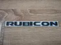 черен надпис емблема Jeep Rubicon, снимка 3