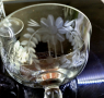 WMF Уникален антикварен комплект кристални гравирани чаши  Германия 40-те, снимка 5