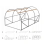 Оранжерия със стабилна поцинкована рамка - професионална защита за вашите култури, снимка 10