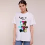 Дамски Памучни Тениски :  XS-2XL:  GUCCI: FENDI:, снимка 1