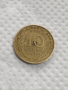 Уникална Дефектна монета.10 Сантима 1968г., снимка 2