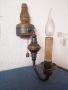 Стари стенни лампи, изработени от дърво и бронз. БАРОКОВ СТИЛ. , снимка 4