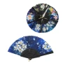 6049 Елегантно дамско ветрило за разхлаждане с принт на цветя, снимка 3
