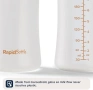 Ново Стъклено бебешко шише Nuby anti-colic 9oz 270 мл силиконово за бебе, снимка 2