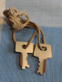 Две стари ключета от соца за куфар, чанта за КОЛЕКЦИЯ ДЕКОРАЦИЯ БИТОВ КЪТ 29264