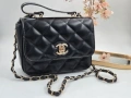 Ch🅰️nel Нова Черна Дамска Кожена Чанта Ш🅰️нел, снимка 1