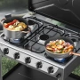 Газова печка HOMELUX с 5 котлона , снимка 5