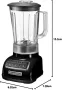 Блендер KitchenAid Classic, 1,75 л, черен оникс, снимка 1