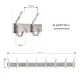 Закачалка за палта Стенен монтаж Закачалка от неръждаема стомана Държач за шапки за тежко натоварван, снимка 4