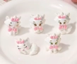 5 бр Коте Мари Marie  Cat фигурка фугурки акрил смола за игра и украса декор торта топер гривна , снимка 1
