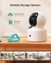 Нова Безжична вътрешна камера PTZ с батерия двупосочно аудио за наблюдение дом стая, снимка 9