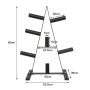 Стойка за Дискове ø50 мм, Пирамида, Фитнес Поставка за Тежести дъмбели, снимка 3