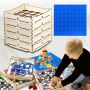 Кутия за сортиране на блокчета Lego с 4 тави за любители на Lego за деца