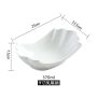 Стилна бяла купа от Аркопал , 23 х 13,5 см, снимка 4